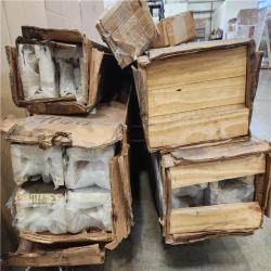 Phoenix AS-IS Ekena Millwork Endurathane 4 in. H x 6 in. W x 16 ft. L Knotty Pine Cedar Bark Faux Wood Beam Pallet (4-Boxes)