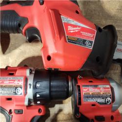 Houston Location AS-IS Milwaukee Drill and Impact and Hackzall and Circular Saw and Batteries QTY/2 with Charger
