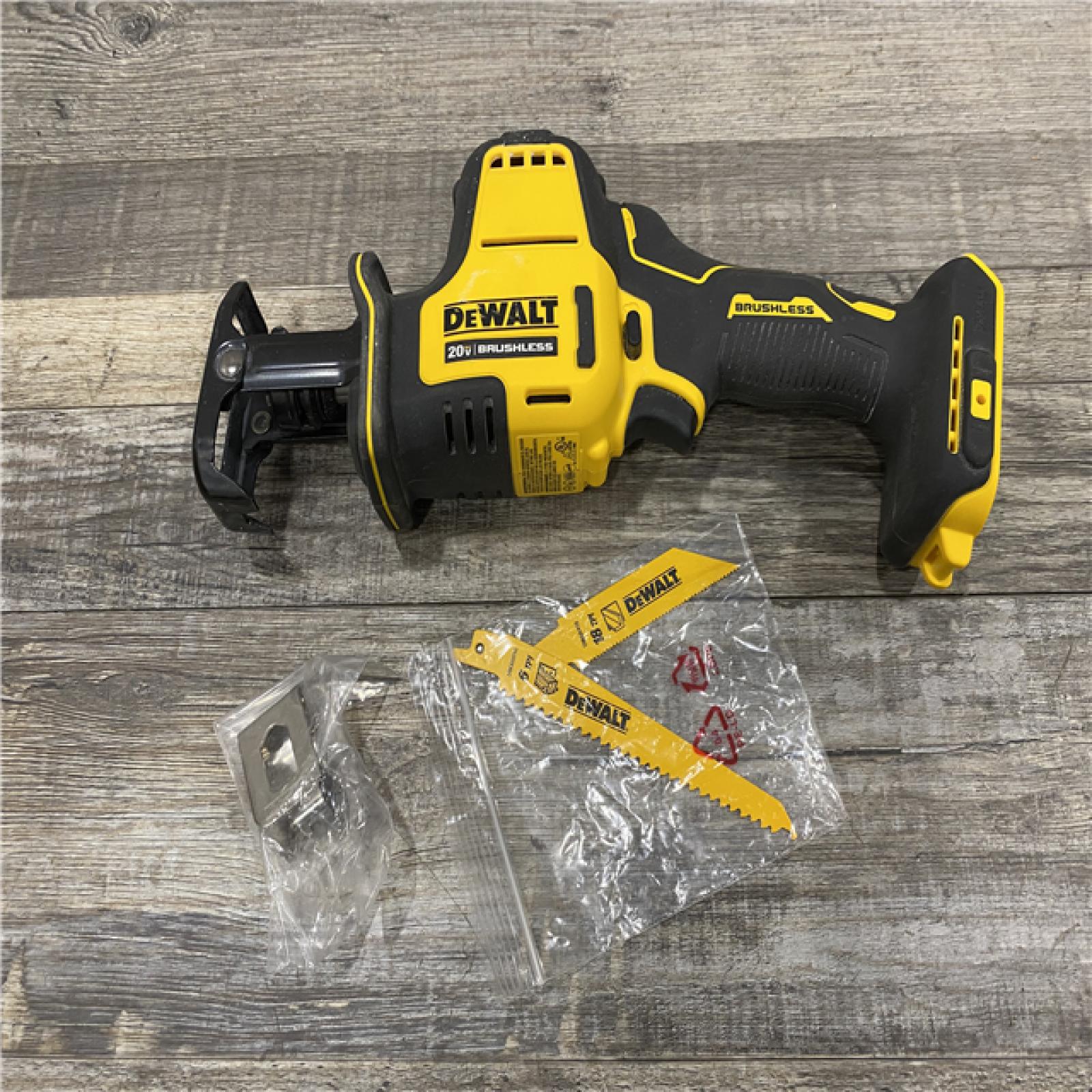 AS-IS DEWALT ATOMIC 20V MAX Cordless Brushless Compact Reciprocating Saw (Tool Only)