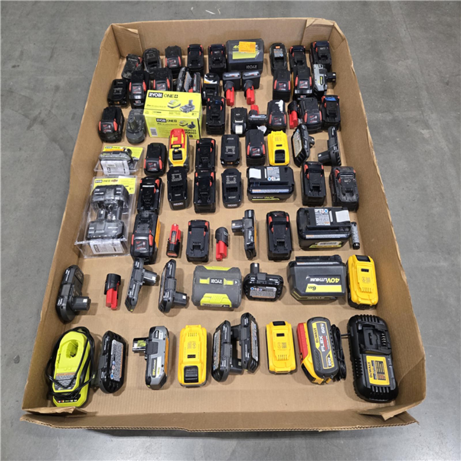 DALLAS LOCATION AS-IS- BATTERY PALLET
