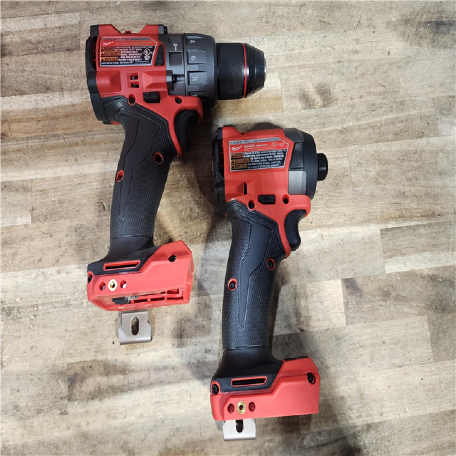 HOUSTON LOCATION - AS-IS Milwaukee FUEL 18V Lithium-Ion Brushless Cordless Hammer Drill and Impact Driver Combo Kit