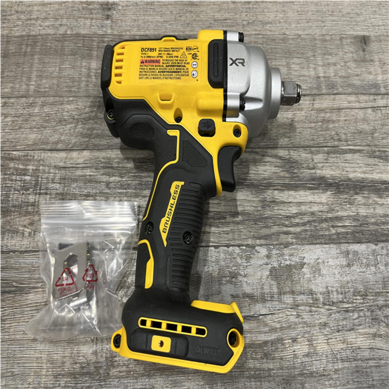 AS-IS DEWALT 20V MAX XR Cordless 1/2 in. Impact Wrench (Tool Only)