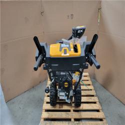 CALIFORNIA AS-IS CUB CADET 208CC 24 GASOLINE POWERED SNOW BLOWER