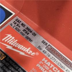 AS-IS Milwaukee M18 Fuel Hatchet 8in Pruning Saw (Tool-Only)