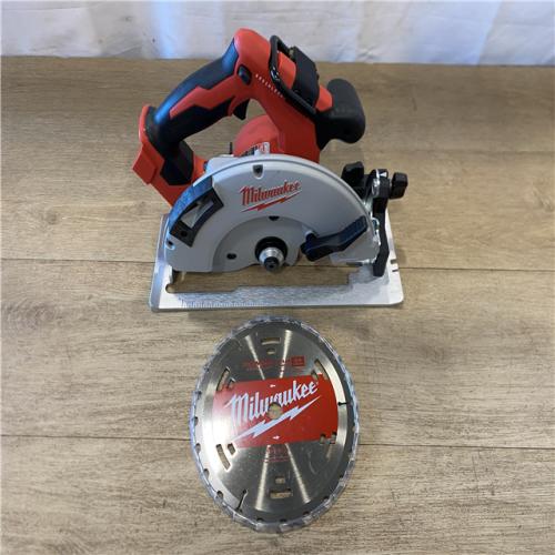 AS-IS Milwaukee 18V Lithium-Ion Brushless Cordless 7-1/4 in. Circular Saw (Tool-Only)