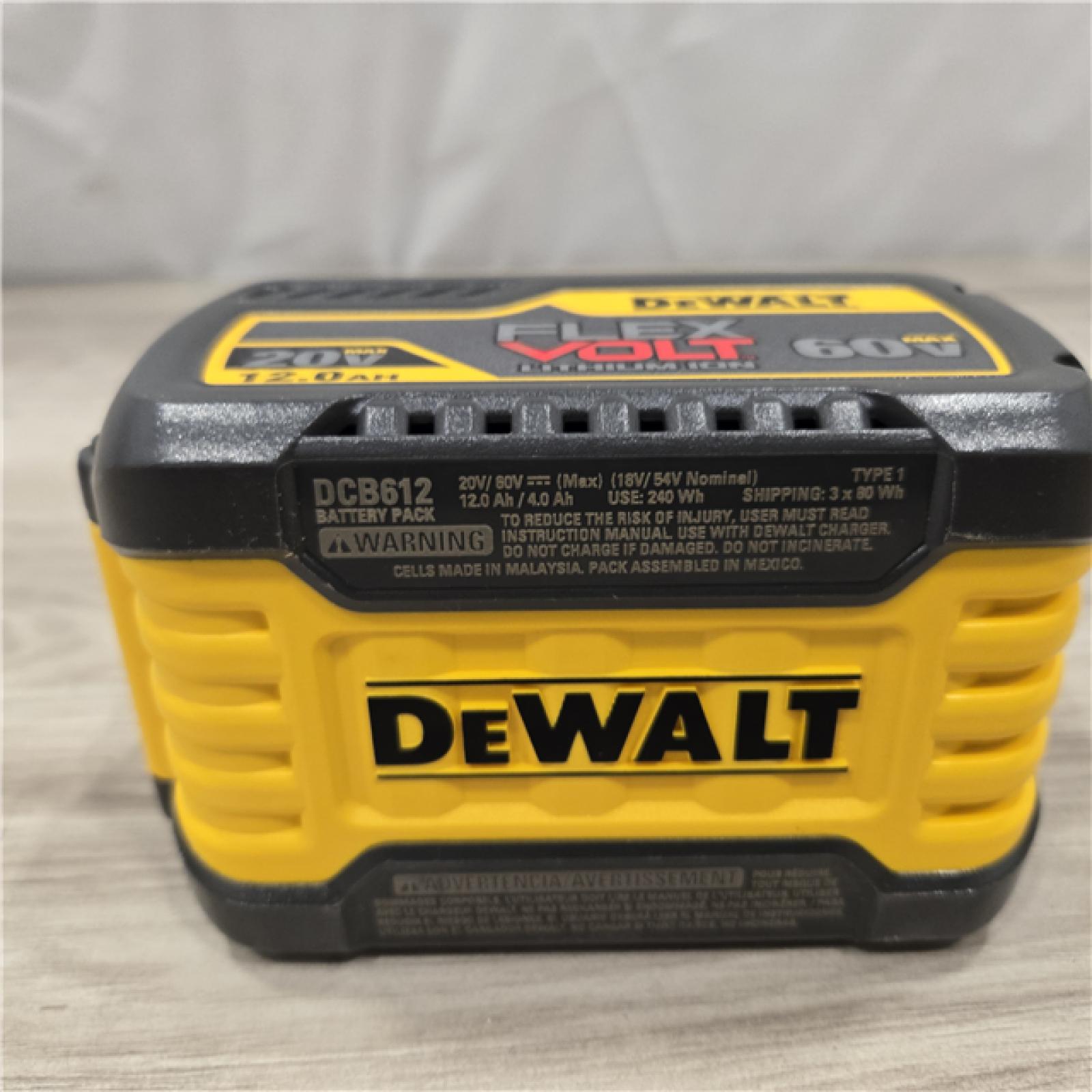 AS-IS DEWALT FLEXVOLT 20V/60V MAX 12.0 Ah Battery - DCB612
