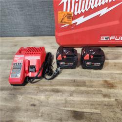 HOUSTON LOCATION - AS-IS MILWAUKEE FUEL 18V Lithium-Ion Brushless Cordless Hammer Drill and Impact Driver Combo Kit (2-Tool) with 2 Batteries
