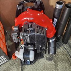 HOUSTON LOCATION - AS-IS ECHO 216 MPH 517 CFM 58.2cc Gas 2-Stroke Backpack Leaf Blower with Tube Throttle