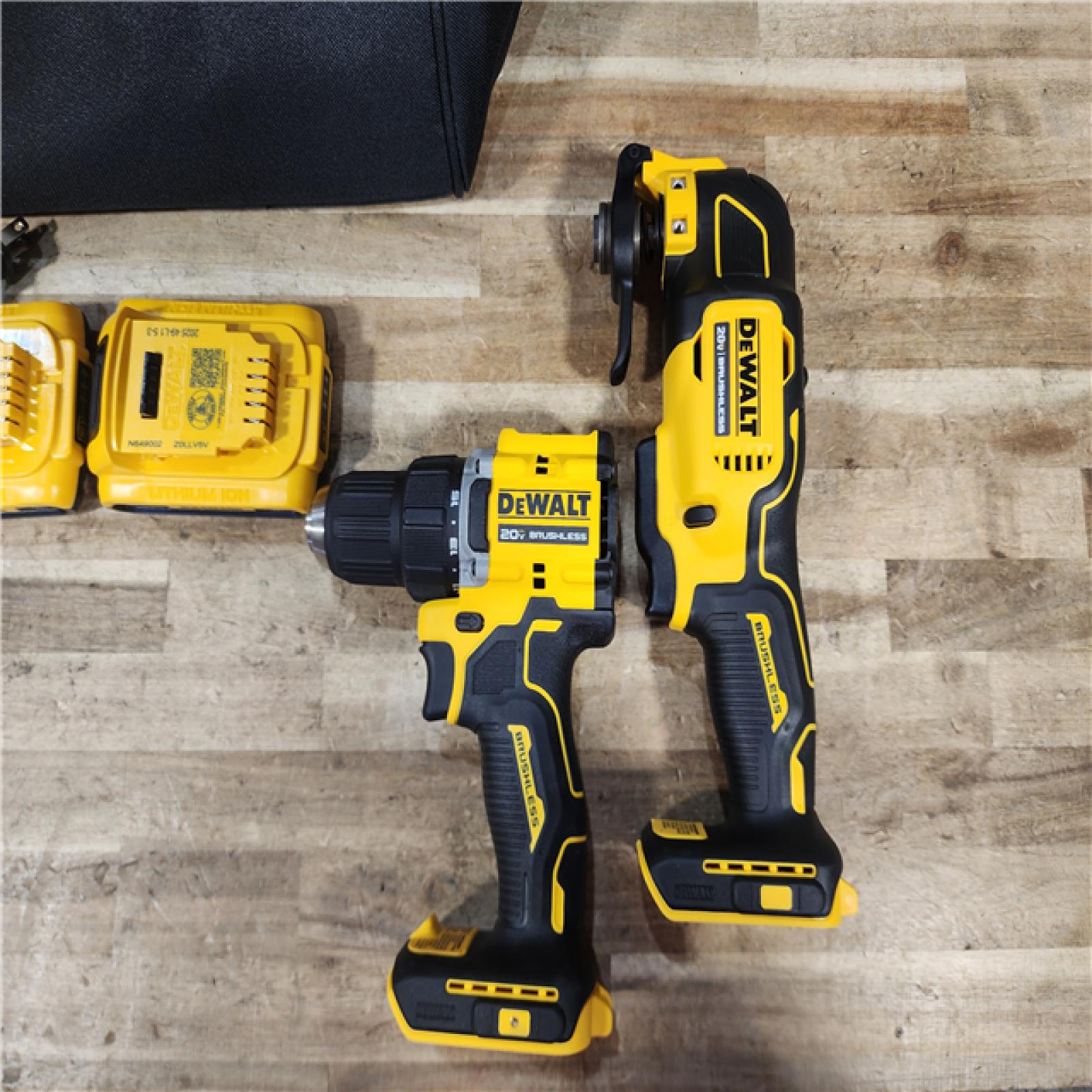 HOUSTON LOCATION - AS - IS DEWALT ATOMIC 20-Volt Lithium-Ion Cordless Brushless (2-Tool) Combo Kit