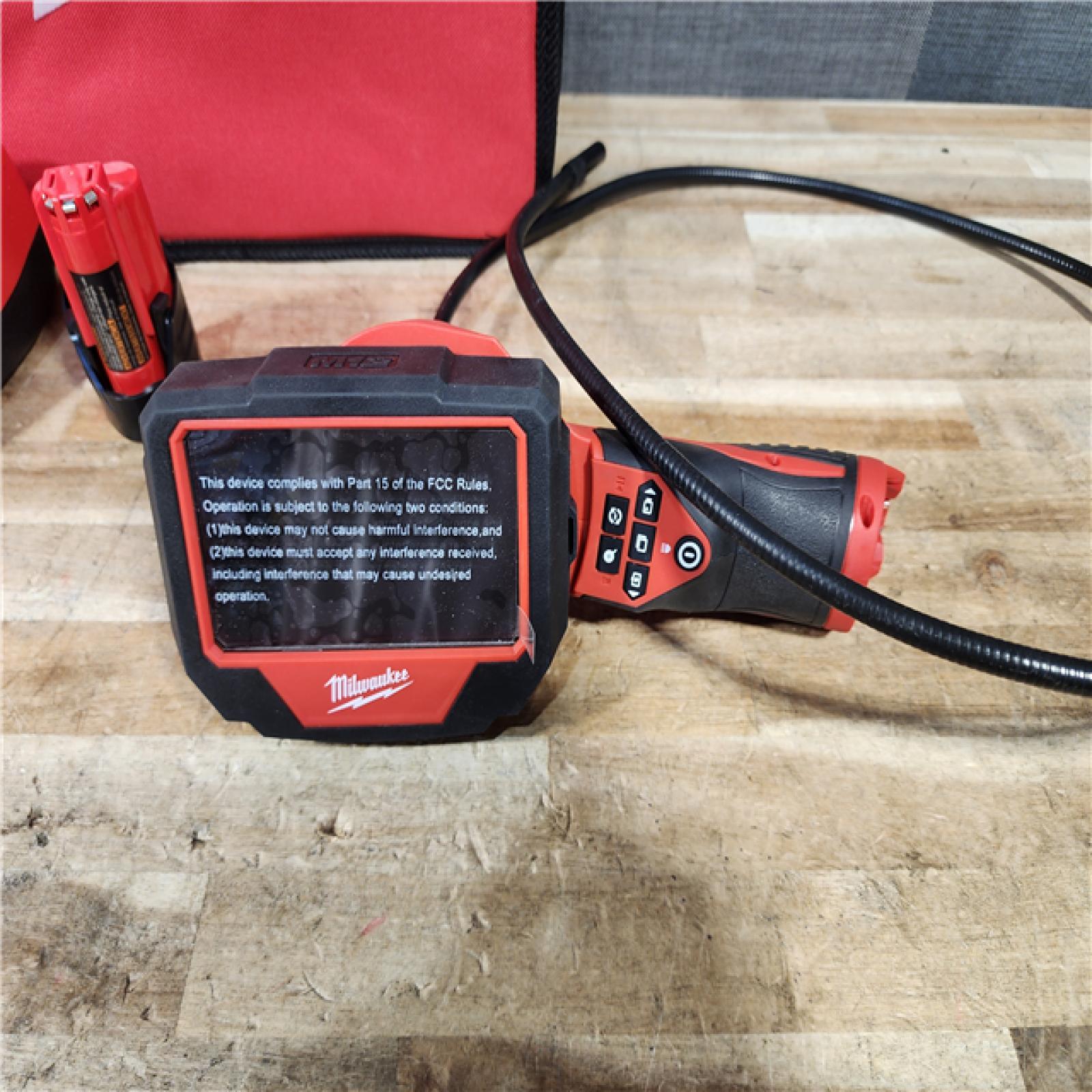 HOUSTON LOCATION - AS - IS Milwaukee 12V Lithium-Ion Cordless M-SPECTOR 360-Degree 4 ft. Inspection Camera Kit