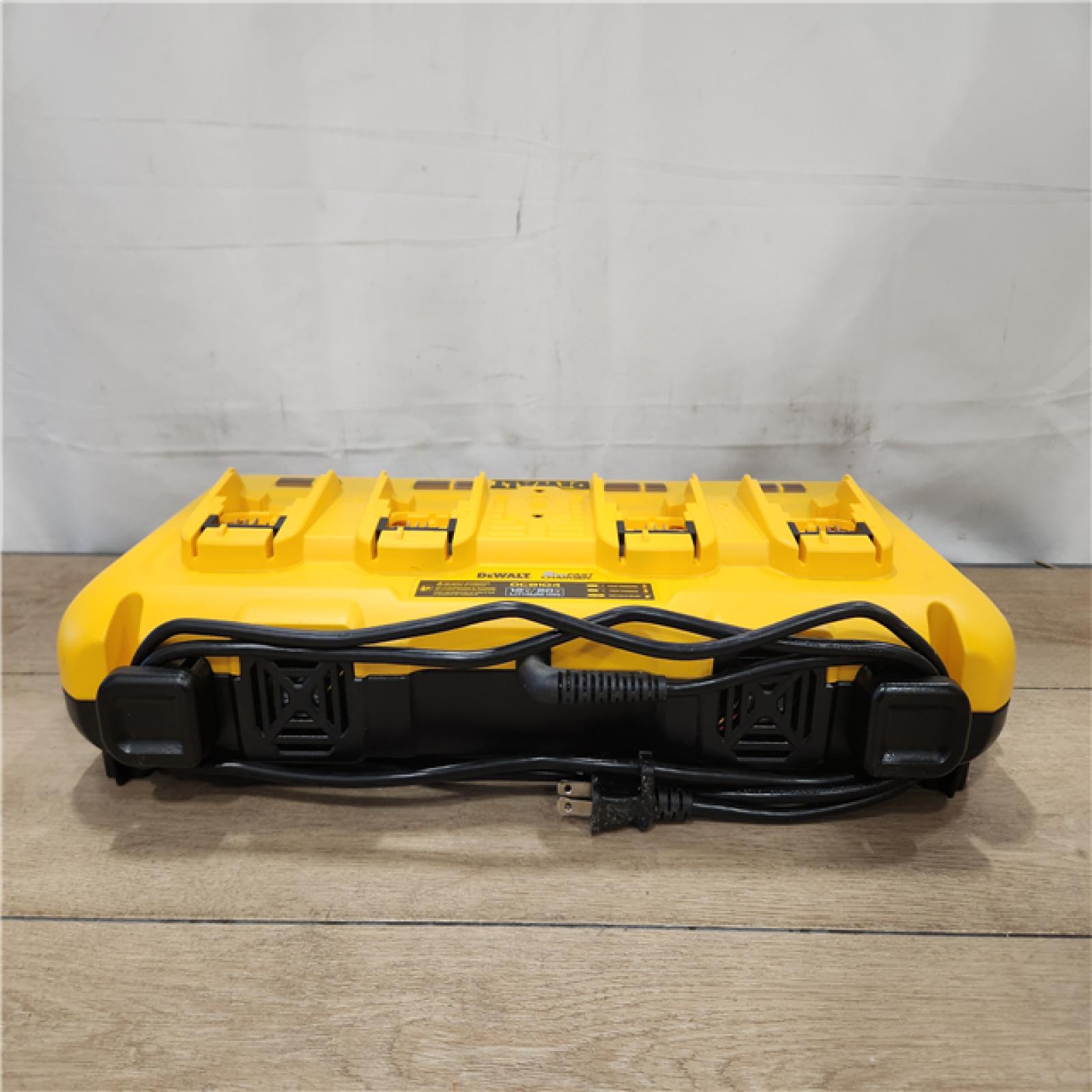 AS-IS- 20-Volt MAX 4-Port Charger with 20-Volt MAX Lithium-Ion 5.0 Ah and 2.0 Ah Batteries