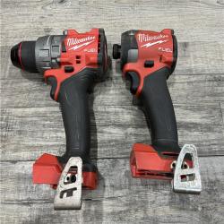 AS-IS Milwaukee FUEL 18V Lithium-Ion Brushless Cordless Hammer Drill and Impact Driver Combo Kit