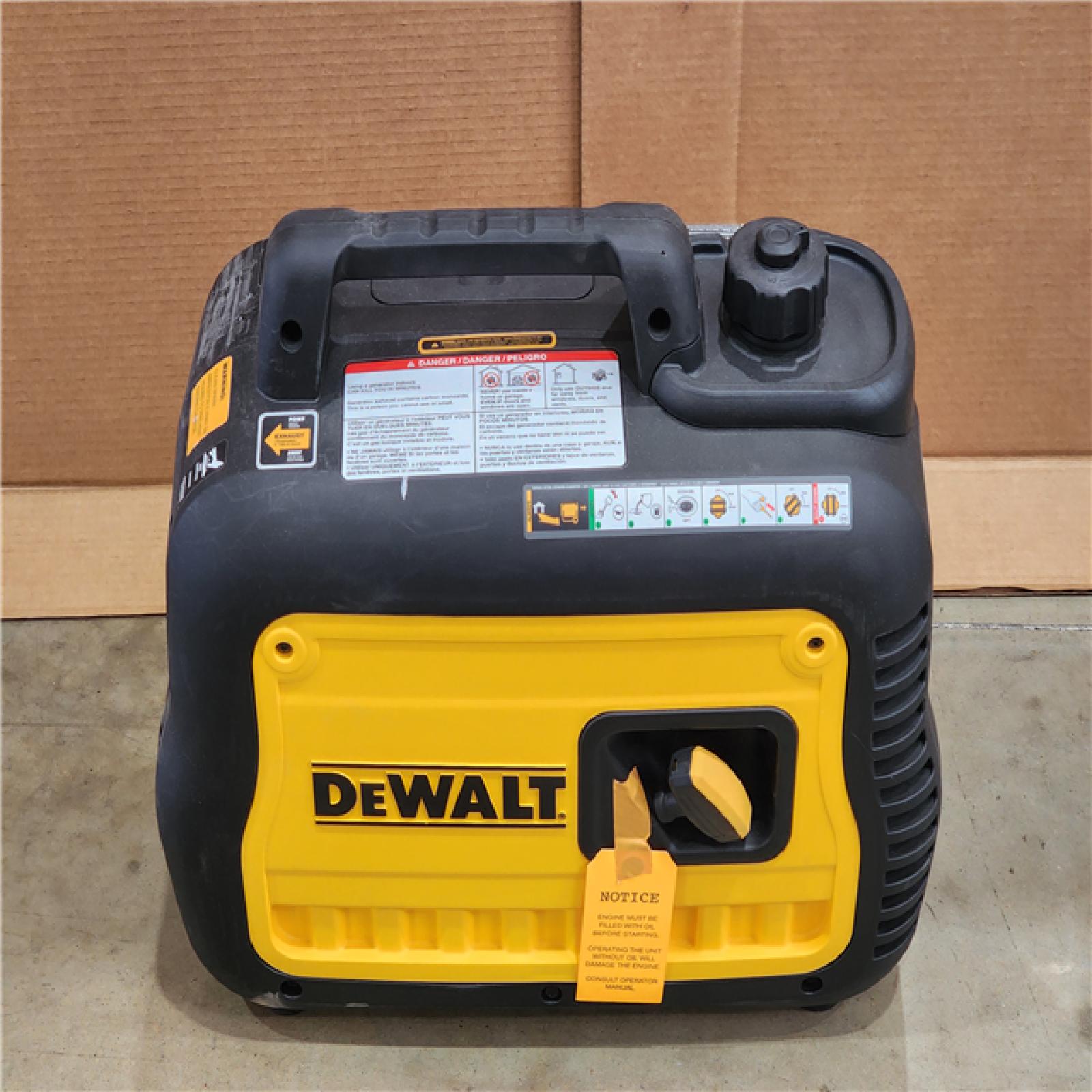 HOUSTON LOCATION - AS-IS DeWALT PMC172200 2200w Gasoline Inverter Generator W/ Auto Throttle CO-PROTECT