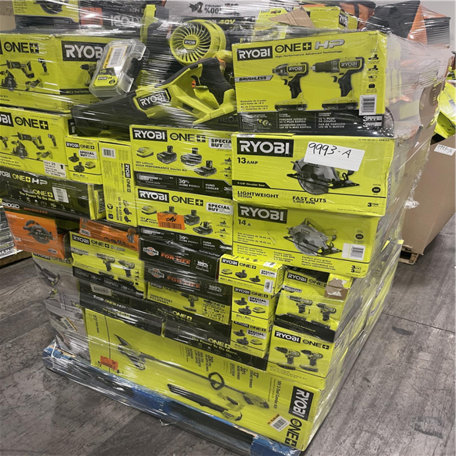 Pittston Location As-Is Power Tools Partial Truckload (12 pallets) 9993-A