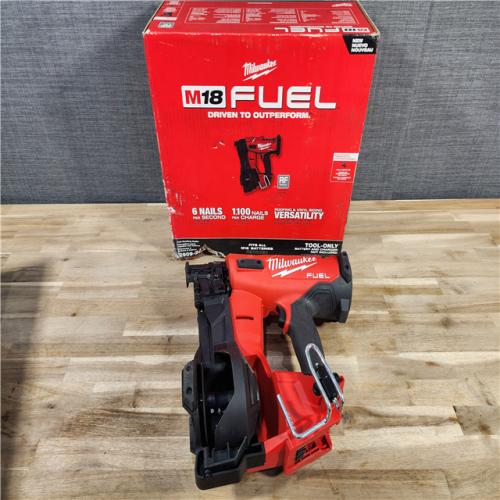 HOUSTON LOCATION - AS-IS (APPEARS LIKE NEW) M18 FUEL 18-Volt Lithium-Ion Brushless Cordless Coil Roofing Nailer (Tool Only)