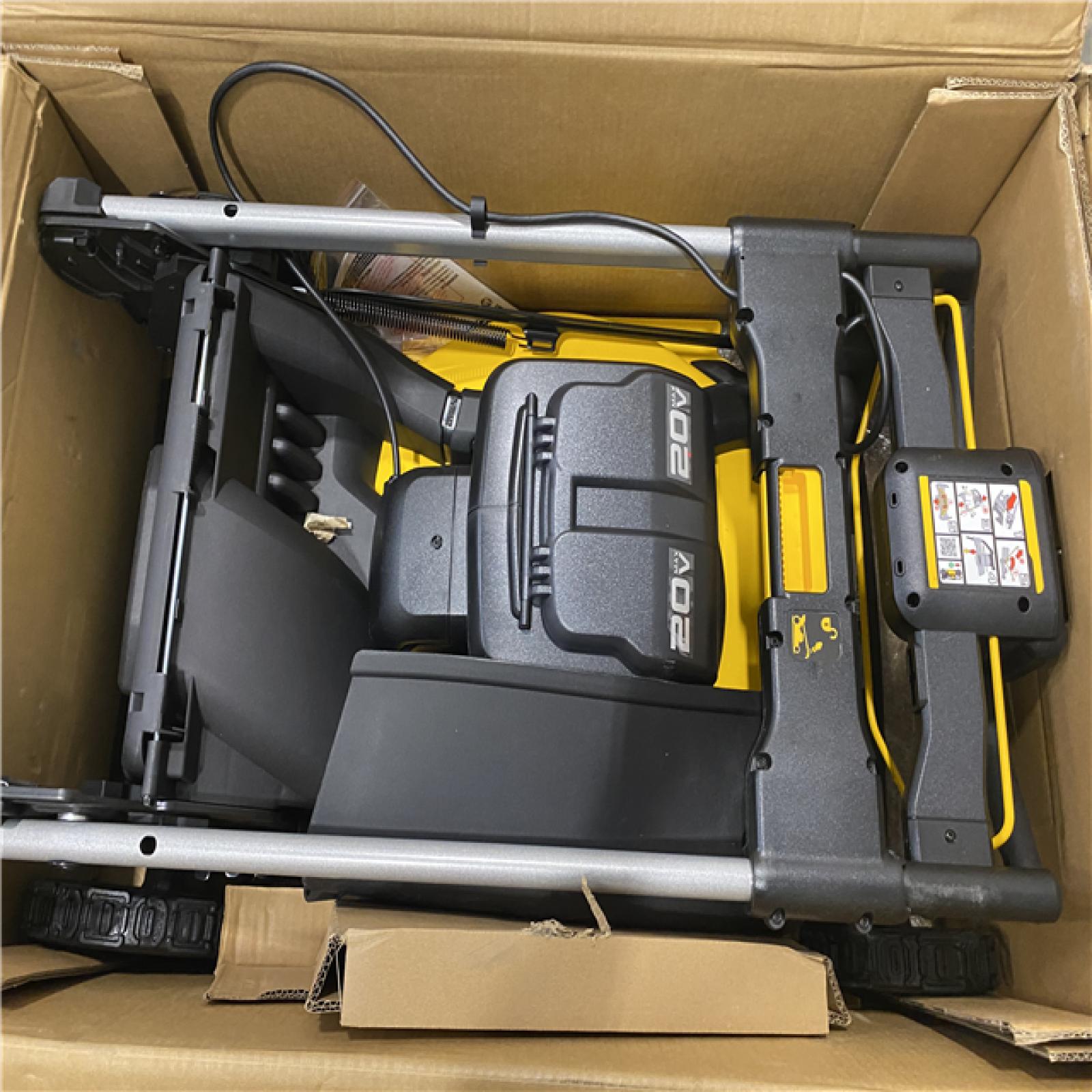 Dallas Location - As-Is DeWalt 2X20V MAX DCMWP234U2 21 in. 20 V Battery Lawn Mower Kit (Battery & Charger)