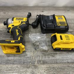 AS-IS DEWALT Atomic 20V Max Lithium-Ion Brushless Cordless Compact 1/4 in. Impact Driver Kit