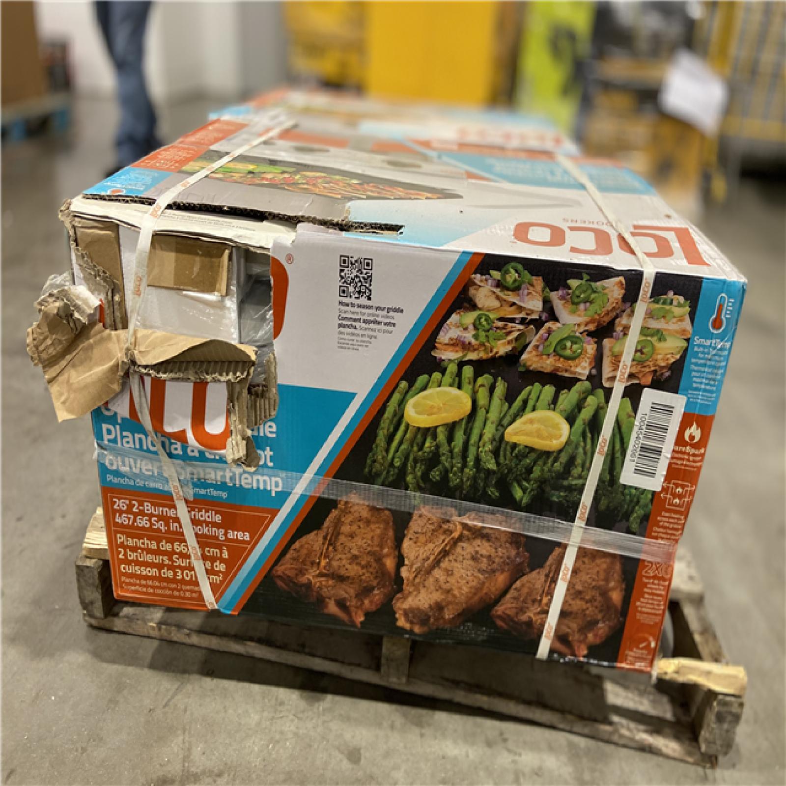 DALLAS LOCATION - LOCO 26 in. 2-Burner Classic SmartTemp Propane Flat Top Grill/Griddle in Chalk Finish ( 2 UNITS)