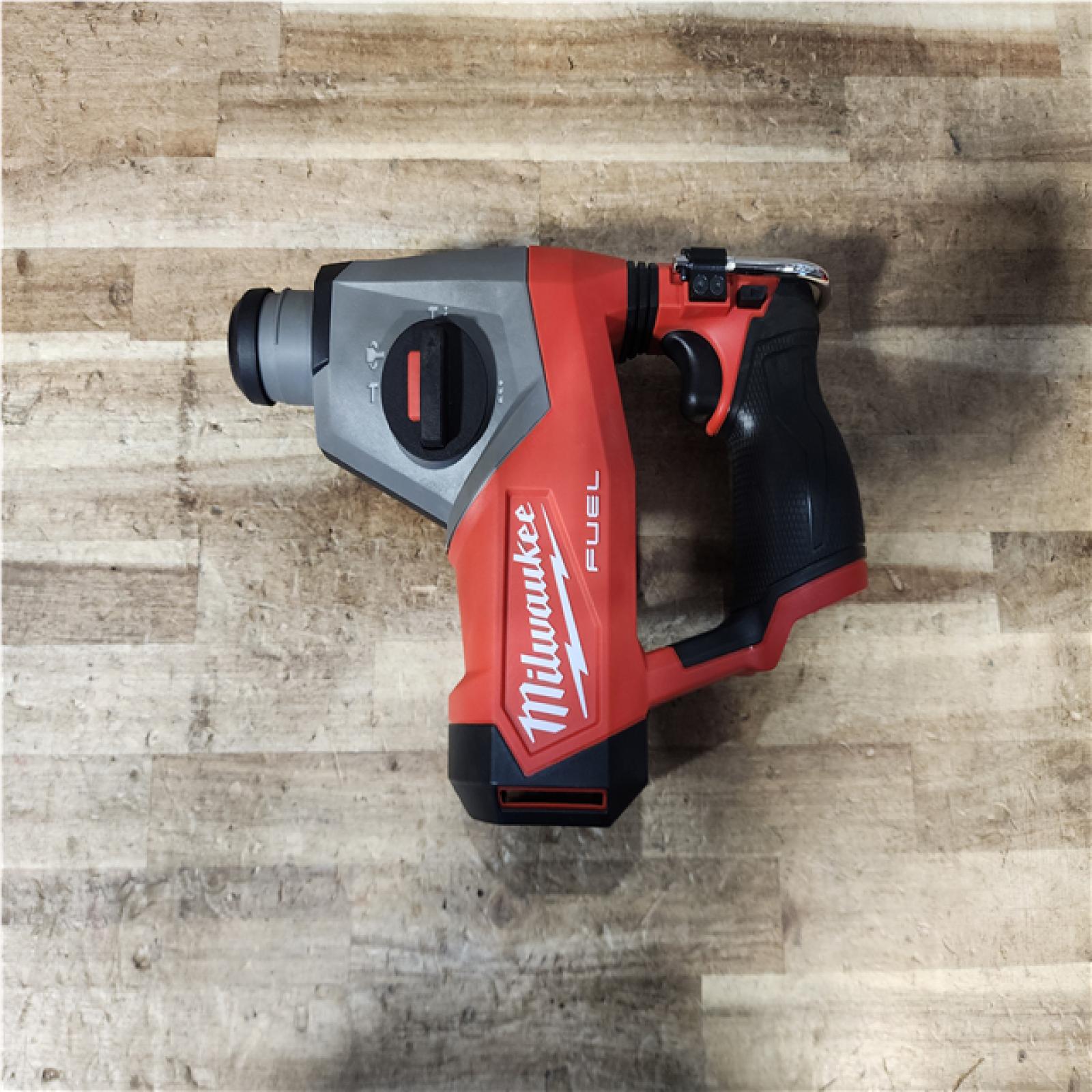 Houston Location AS-IS Milwaukee  FUEL 12V Lithium-Ion Brushless Cordless 5/8 in. SDS-Plus Rotary Hammer Drill (Tool-Only)