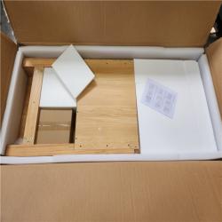 Phoenix NEW Yingze 48 in. Freestanding Single Sink Natural Bath Vanity with White Sintered Stone Top and Marble Pattern Vessel Basin