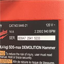 AS-IS Milwaukee SDS-MAX Demolition Hammer