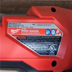 HOUSTON LOCATION - AS-IS (APPEARS LIKE NEW) Milwaukee FUEL 18-Volt Lithium-Ion Brushless Cordless Gen II 18-Gauge Brad Nailer (Tool-Only)