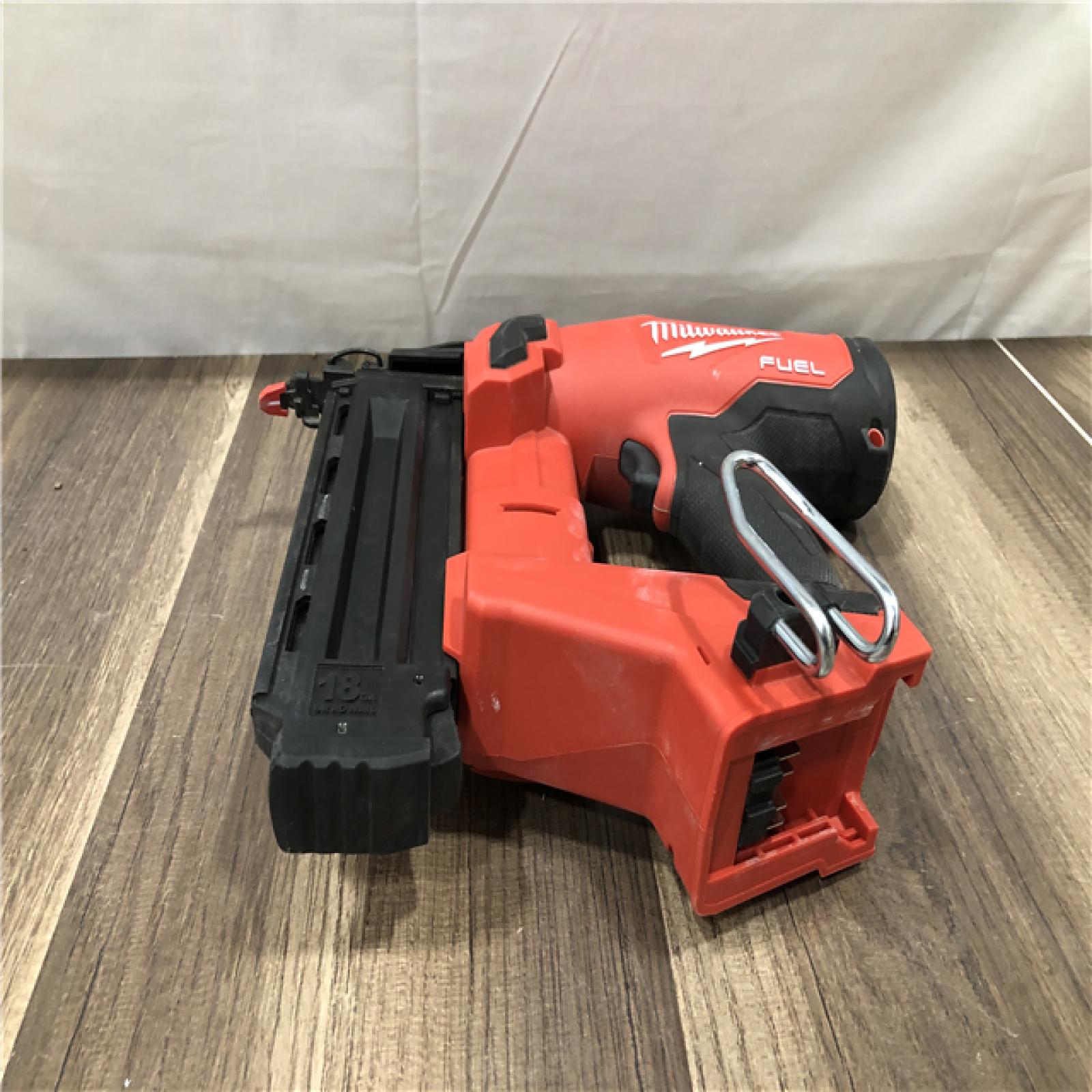 AS-IS Milwaukee M18 FUEL 18-Volt Lithium-Ion Brushless Cordless Gen II 18-Gauge Brad Nailer (Tool-Only)