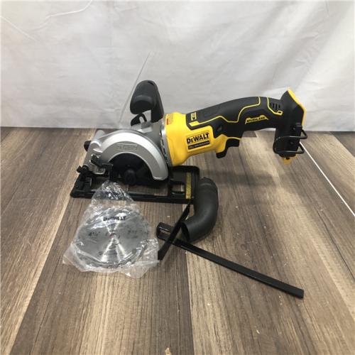 AS-IS DEWALT ATOMIC 20V MAX Cordless Brushless 4-1/2 in. Circular Saw (Tool Only)