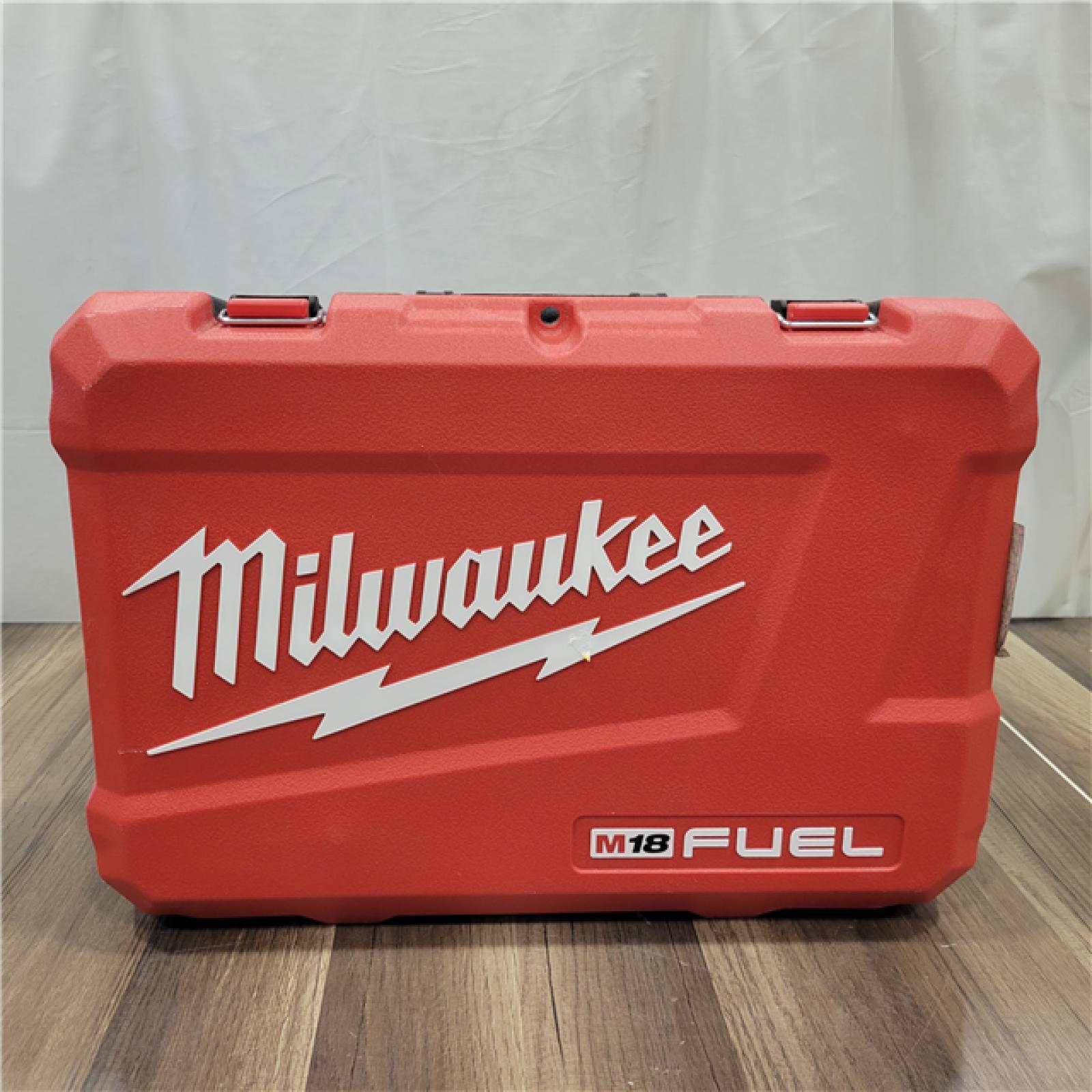 AS-IS MILWAUKEE   M18 FUEL 18V Lithium-Ion Brushless Cordless Hammer Drill and Impact Driver Combo Kit (2-Tool) with 2 Batteries