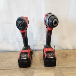 AS-IS- Milwaukee FUEL 18V Lithium-Ion Brushless Cordless Hammer Drill and Impact Driver Combo Kit