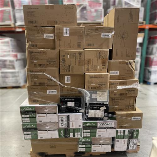 DALLAS LOCATION- MIXED CEILING FAN PALLET (54 UNITS)
