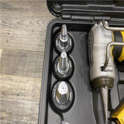 AS-IS DEWALT 20V MAX Cordless 1 in. PEX Expansion Tool  PEX Expander Grease and Case