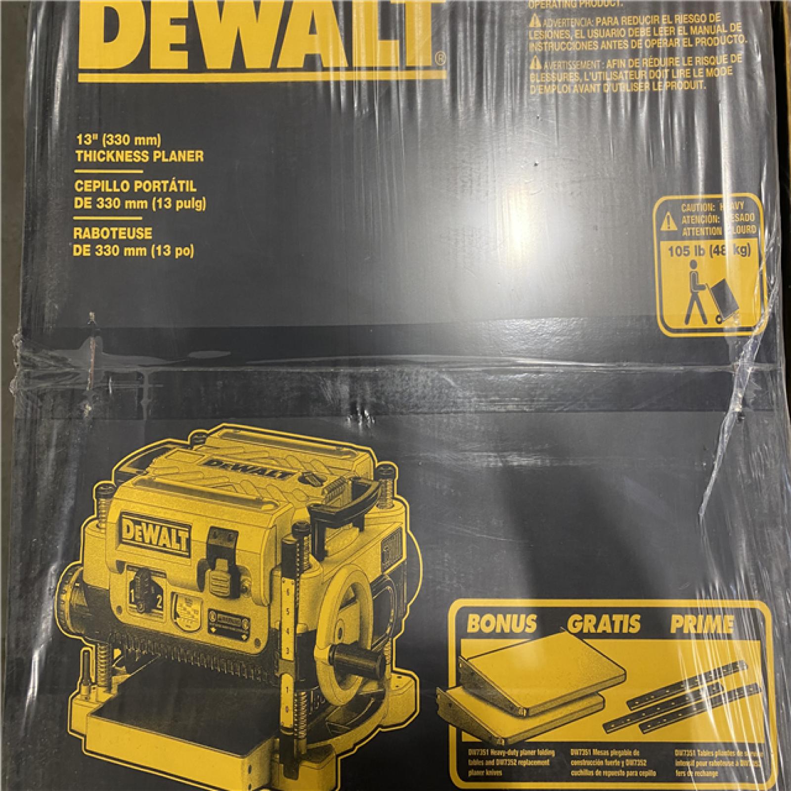 NEW- 15 Amp Corded 13 in. Heavy-Duty 2-Speed Bench Planer