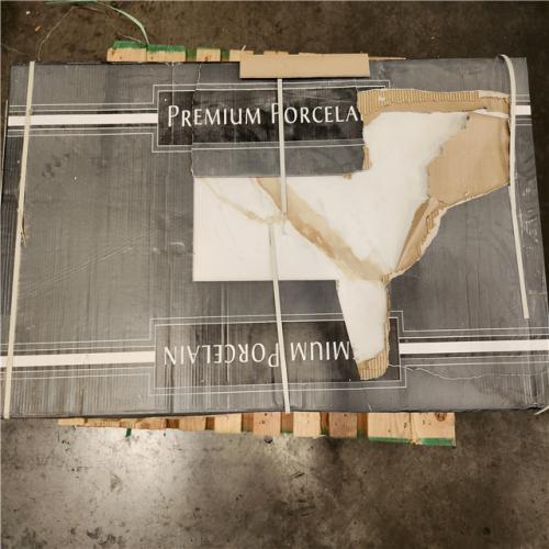 Phoenix AS-IS MSI Tramonto Marbella 24 in. x 48 in. Polished Porcelain Marble Look Floor and Wall Tile (16 sq. ft./Case)
