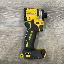 AS-IS DEWALT ATOMIC 20V MAX Lithium-Ion Cordless 1/4 in. Brushless Impact Driver Kit