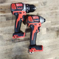 HOUSTON LOCATION - AS-IS Milwaukee M18 Brushed Cordless (2-Tool) Drill/Driver and Impact Driver Kit