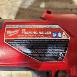 HOUSTON LOCATION - AS - IS Milwaukee FUEL 3-1/2 in. 18-Volt 21-Degree Lithium-Ion Brushless Cordless Framing Nailer (Tool-Only)