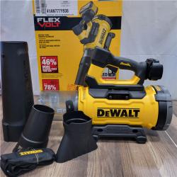 AS-IS DEWALT FLEXVOLT 60V MAX 160 MPH 760 CFM Brushless Cordless Battery Powered Blower W/ (1) FLEXVOLT