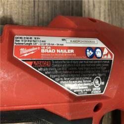 AS-IS Milwaukee FUEL 18-Volt Lithium-Ion Brushless Cordless Gen II 18-Gauge Brad Nailer (Tool-Only)