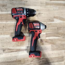 HOUSTON LOCATION - AS-IS Milwaukee 18V Lithium-Ion Cordless Drill Driver/Impact Driver Combo Kit