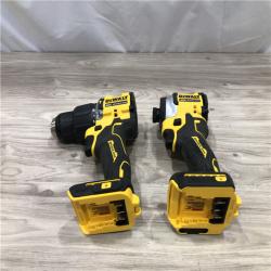 AS-IS DEWALT ATOMIC 20V MAX Lithium-Ion Cordless 2-Tool Combo Kit