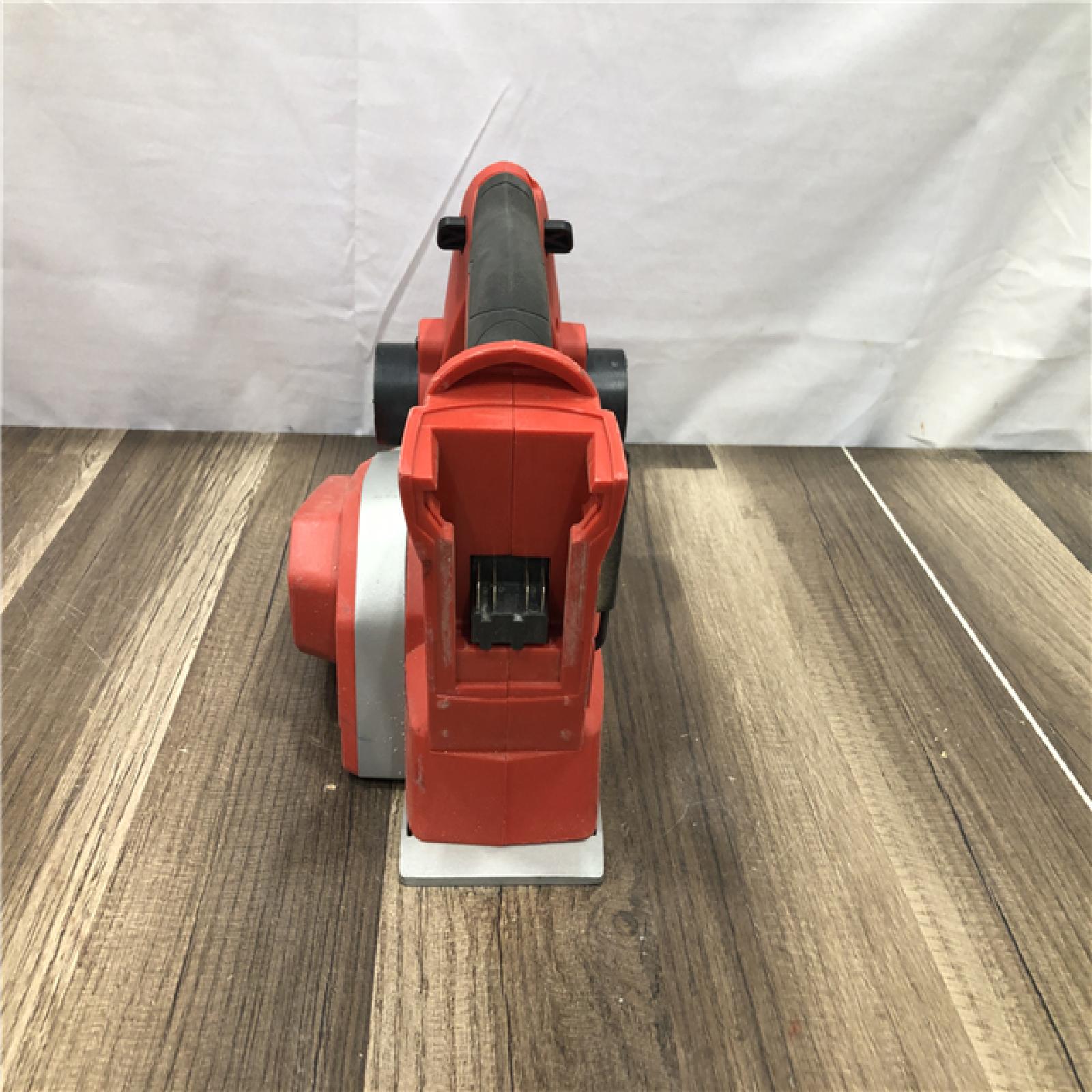 AS-IS Milwaukee M18 18V Lithium-Ion Cordless 3-1/4 in. Planer (Tool-Only)