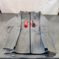 AS-IS- Heated Jacket Men's Polyester Gray XL