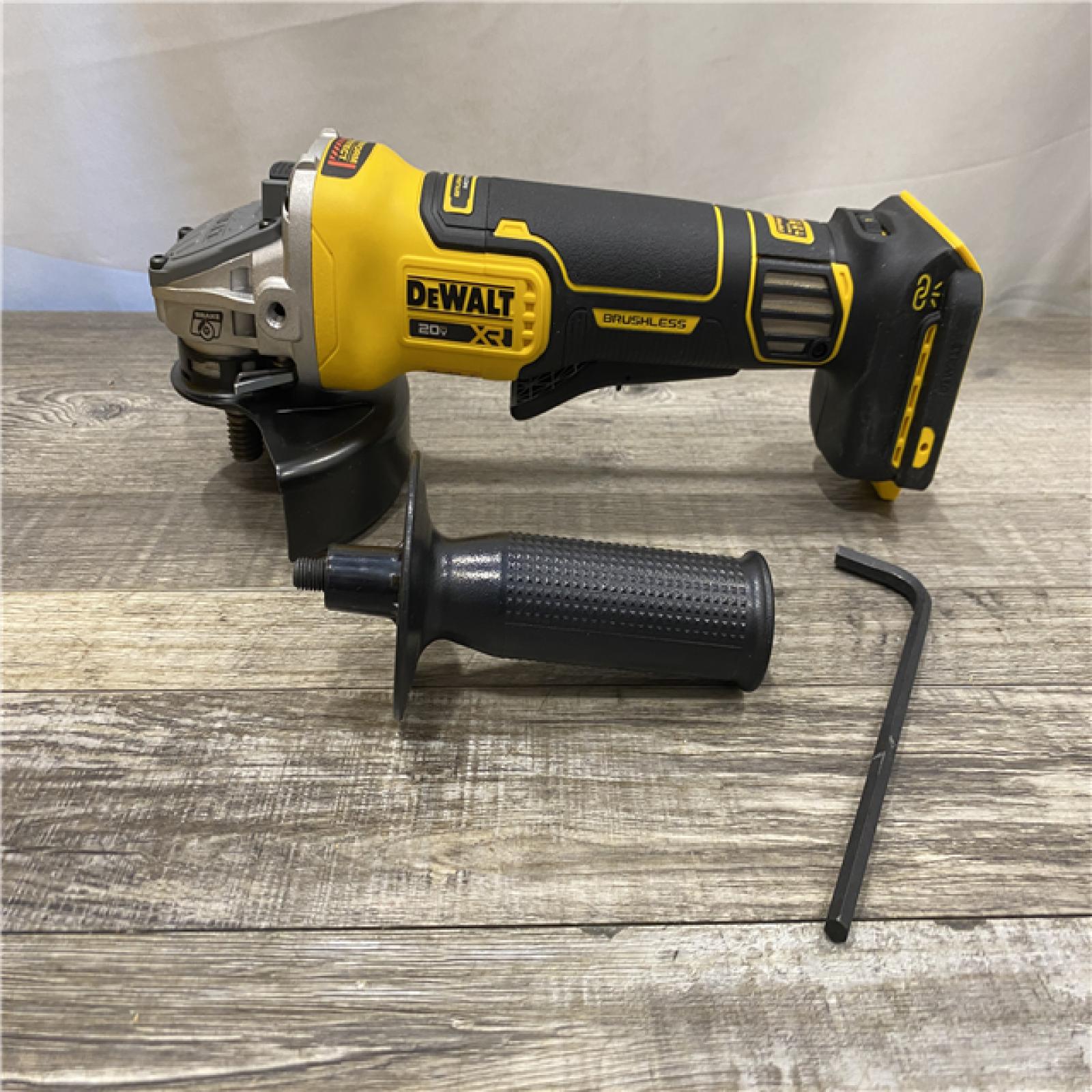 AS-IS DEWALT 20V XR Cordless 4-1/2. in. to 5 in. Variable Speed Angle Grinder (Tool Only)