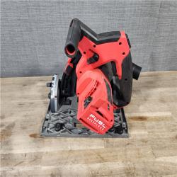 HOUSTON LOCATION - AS-IS (APPEARS LIKE NEW) Milwaukee M18 FUEL 18V Lithium-Ion Cordless Brushless 6-1/2 in. Plunge Cut Track Saw (Tool-Only)
