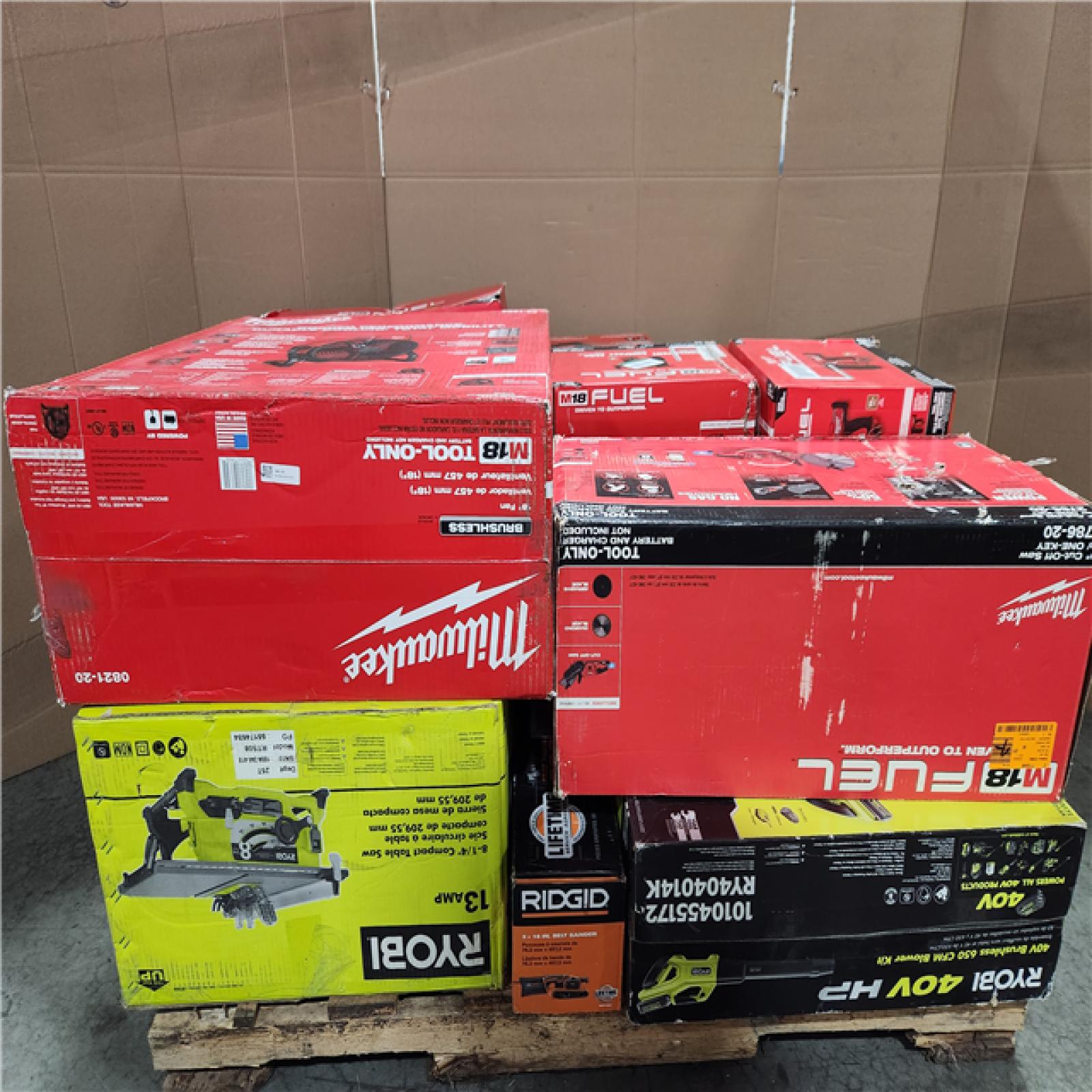 CALIFORNIA AS-IS TOOL PALLET