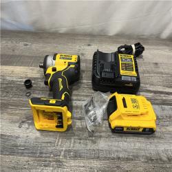 AS-IS DEWALT Atomic 20V Max Lithium-Ion Brushless Cordless Compact 1/4 in. Impact Driver Kit