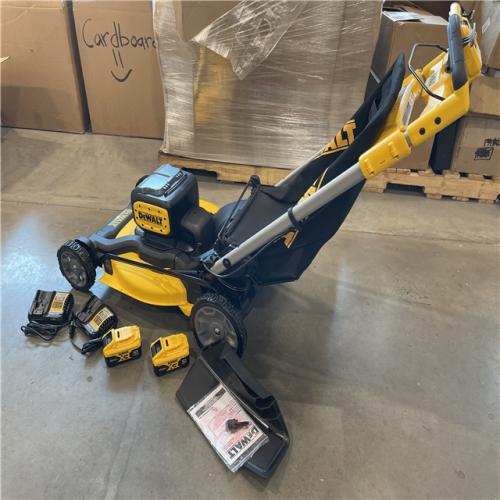 AS-IS - DeWalt 2x20V MAX 21 in. Cordless Battery Powered Self Propelled Lawn Mower Kit