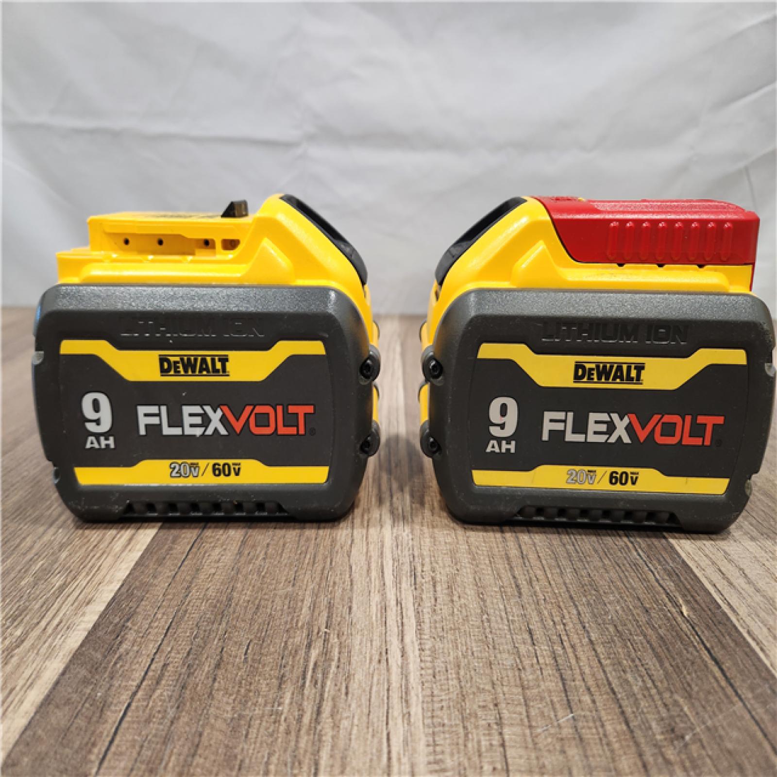 AS-IS - DEWALT FLEXVOLT 20-Volt /60-Volt MAX Lithium-Ion 9.0Ah Battery (2-Pack)
