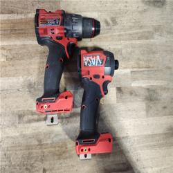 HOUSTON LOCATION - AS-IS Milwaukee FUEL 18V Lithium-Ion Brushless Cordless Hammer Drill and Impact Driver Combo Kit